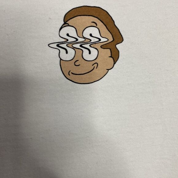 H&M Cartoon Network Men’s Rick & Morty White T Shirt Size XS - Picture 3 of 4